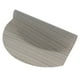 thumbnail image 2 of Mantel individual semicircular Baoblaze Posavasos de alfombrilla para cuenco Raya gris Tabla de semicírculo Mantel individual, 2 of 8