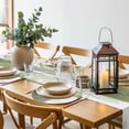 thumbnail image 6 of Sage Green Ombre Round 13 Inch Placemats Set of 6, Vintage Shabby Abstract Plaid Art HeatResistant Non Slip Place Mats for Dining Table, Wipeable Braided Kitchen Table Mats for Housewarming, 6 of 9