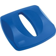 Rubbermaid Commercial, RCP269000, Untouchable Paper Recycling Centers Lid, 1 Each, Blue