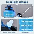 thumbnail image 3 of Botella de agua motivacional, opción de regalo ideal con diseño a prueba de fugas y jarra de agua deportiva portátil para gimnasio, deportes al aire libre, 3 of 6