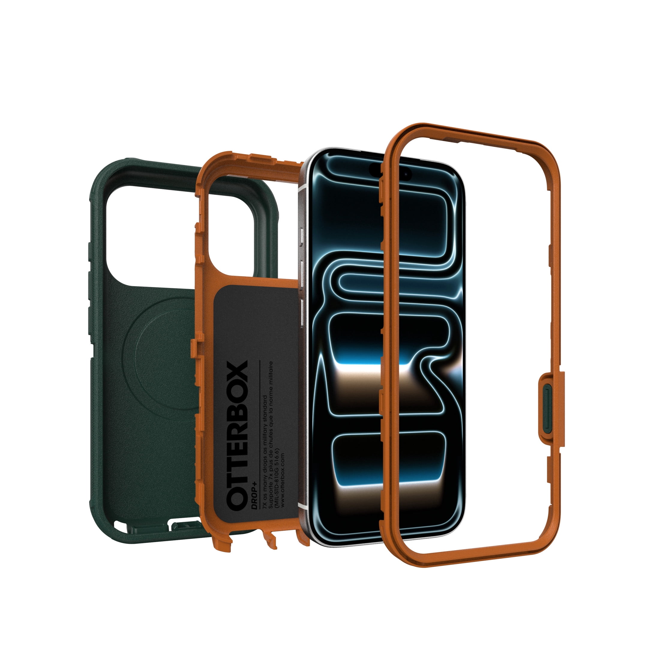 OtterBox Defender Series Pro Case with MagSafe and Camera Control for Apple iPhone 17 Pro - Green