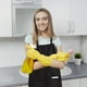 thumbnail image 1 of Delantal de cocina ajustable con bolsillos, resistente al agua y a la grasa, para catering, barbacoa, ropa unisex, ajustable, portátil, tejido impermeable, para cocina, resistente., 1 of 9
