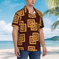 thumbnail image 6 of Endless Abstract Men's 3d Print Casual Button Down Shirts, Novelty Hawaiian Short Sleeves S, 6 of 8