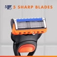thumbnail image 5 of Gillette Fusion5 Shaving Razor for Men, Razor Handle, 1 Refill, 5 of 10
