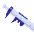 thumbnail image 1 of Calibrador Vernier Vernier Caliper Estudiante Bolígrafo Escala Rodillo Medir Herramienta (Azul) Likrtyny Libre de BPA, 1 of 3