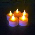 thumbnail image 4 of ziyahi 12pcs LED Electronic Candle Built-in Button Battery Birthday Wedding Party Christmas Decorative Light, 4 of 9
