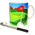 thumbnail image 1 of Creative Golf Cup Creative Mug Personalized Fun Ceramic Cup Embossed Cup Can be matched with a set o, 1 of 5