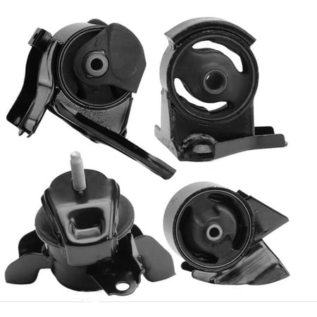 4M Auto Parts Front Rear Right Engine Mounts & Left Transmission Mount 4PCS Part 9322 9306 9368 9374