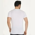 thumbnail image 6 of BAMBOOVEN V-Neck T-Shirts - Mens Undershirts Rayon Made from Bamboo - Modern Fit, Breathable, Moisture Wicking Undershirts for Men - 3 Pack (White), 6 of 7