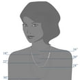 thumbnail image 3 of 14k White Gold Gourmette Chain Necklace, 1.0mm, 18", 3 of 3
