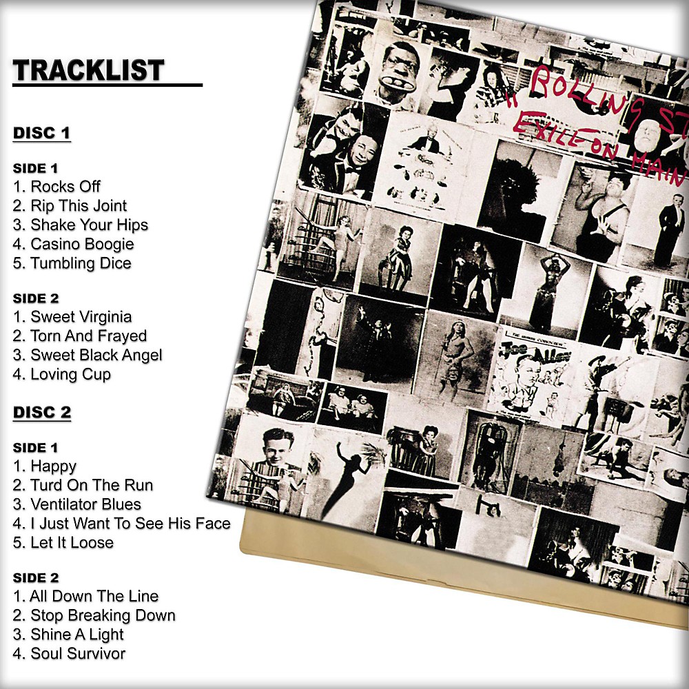 The Rolling Stones - Exile on Main Street - Vinyl - Walmart.com