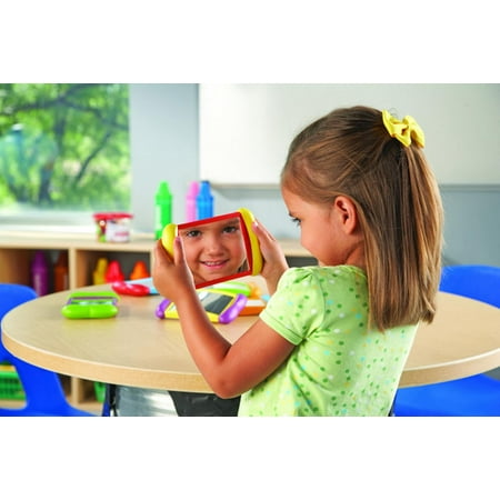 Learning Resources, LRNLER3371, All About Me 2-in-1 Mirrors, 6 / Set