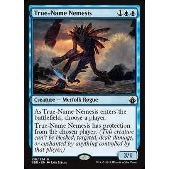 MtG Battlebond Mythic Rare True-Name Nemesis #136