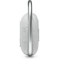 thumbnail image 2 of JBL Clip 4 Portable Mini Bluetooth Speaker with IP67 Waterproof and Dustproof - White, 2 of 6