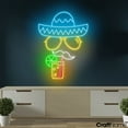 thumbnail image 3 of Craftnamesign Margarita Neon Light, Mexican Cocktail Bar Led Sign, Cinco De Mayo Wall Sign, 3 of 5