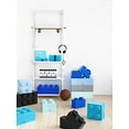 thumbnail image 3 of LEGO Brick 4 Knobs Stackable Storage Box, Medium Stone Grey, 5.7 Litre, 3 of 3