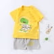 thumbnail image 2 of Traje de verano para niños de puro algodón, camiseta de media manga para niños, ropa deportiva para el hogar, 2 of 6