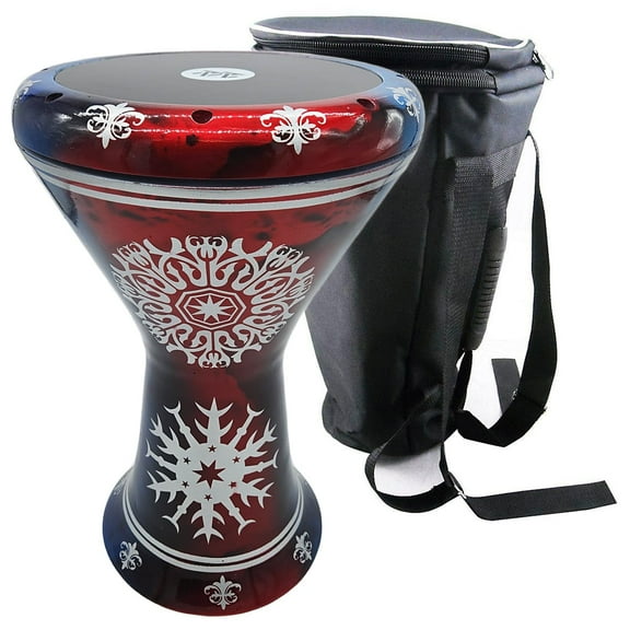 The 18'' Zaza Percussion Horizon Sombaty Egypt Darbuka - (Blue Sunset-9'')