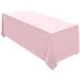 thumbnail image 1 of Mantel Surmente de poliéster rosa 228 x 335 cm para boda, 1 of 7