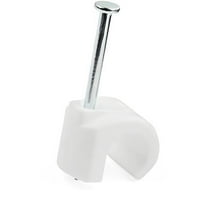 Cable Clips with Nail Reusable - Large - Pack of 100