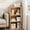 Natural, variant on 3 Tier Bookcase, Small Open Bookshelf, Wooden Storage Book Shelf with Adjustable Panels for Living Room, Home Office, Bedroom White