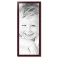 thumbnail image 2 of ArtToFrames 17" x 43" Cherry Stain with Gold Beads Picture Frame, 17x43 inch Red Wood Poster Frame (WOM-4140), 2 of 7