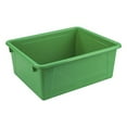 thumbnail image 4 of Storex Plateau de Rangement Profond, Format Lettre, 10 x 13 x 5 Pouces, Vert, Lot de 5, 4 of 4