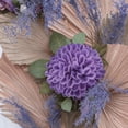 thumbnail image 4 of 25Pcs Realistic Artificial Dark Purple Dahlia and Rose Flowers with Stems, Fake Flowers for DIY Wedding Bouquets, Centerpieces, Bridal Shower and Home Decor, 4 of 6
