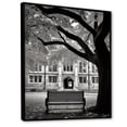thumbnail image 2 of Designart "Winter Photo Of A College University II" College & University Buildings Floater Framed Canvas Wall Art, 2 of 5