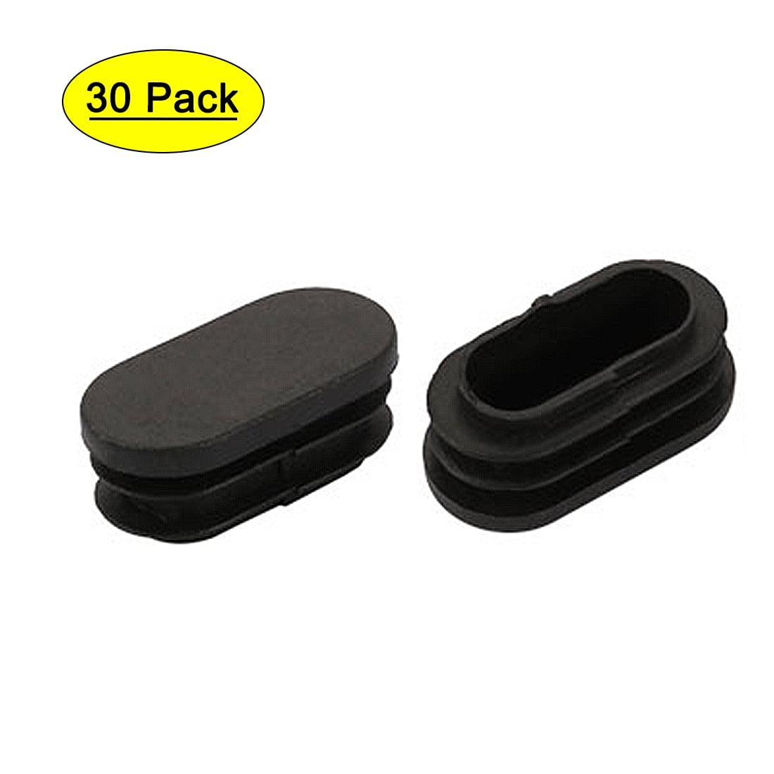 Unique Bargains 30pcs Furniture Accessory Desk Chair Oval Leg Tip Cap