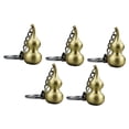thumbnail image 4 of unbranded 5Ud Llavero Colgante Dorado De Metal Pendientes Creativos Para De Bolsos Y Llaves, 4 of 8
