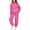Pink, variant on Arshiner Girl's Drop Shoulder Hoodie Long Sleeve Sweatshirt and Jogger Sweatpants 2 Piece Outfit with Pockets Size 5-6