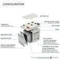 thumbnail image 2 of 12V 5Ah F2 SLA Remplacement Battery pour Newmax PNB 1240 - 2 Pack, 2 of 5