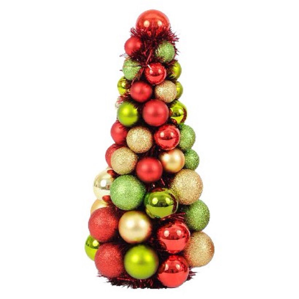 Decor 18&quot; Shatter-Resistant Christmas Ball Tree - Walmart.com - Walmart.com