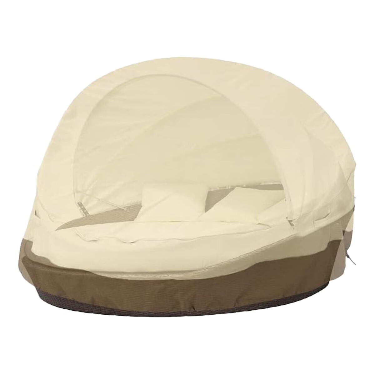 "Morima Outdoor Daybed Cover 90"" Waterproof Patio Daybed Cover Oxford Cloth Round Canopy Day