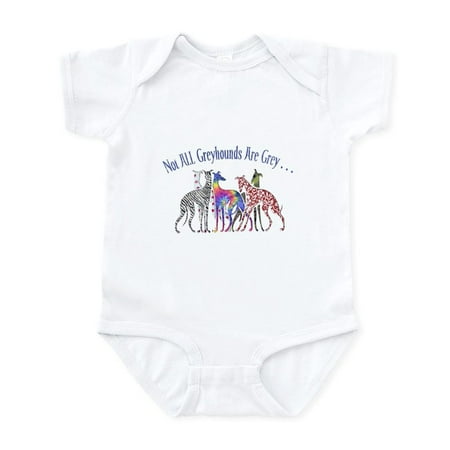 

CafePress - Greyhounds Not Grey Infant Bodysuit - Baby Light Bodysuit Size Newborn - 24 Months