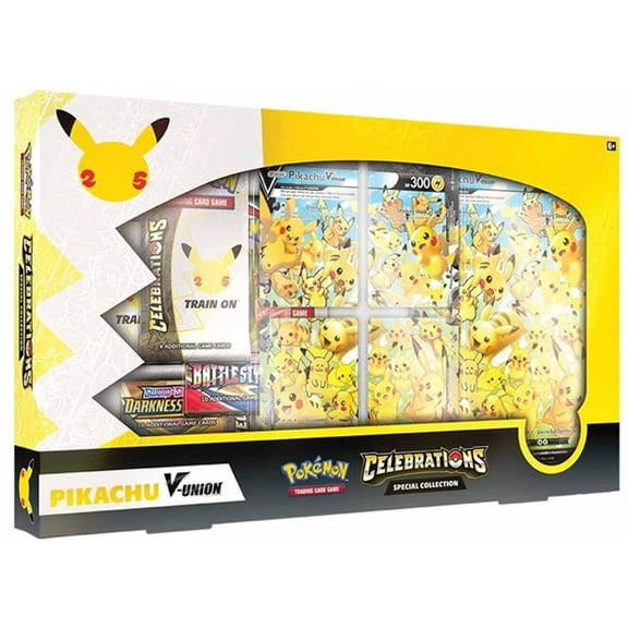 Pokemon Celebrations Pikachu V-Union Special Collections Box