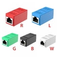 thumbnail image 4 of RJ45 Coupler Ethernet Extender Connector 5 Pack Inline Coupler Cat7 Cat6 Cat5e Ethernet Cable Adapter Female to Female Black, 4 of 4