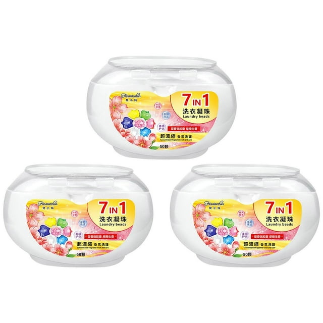 7 In 1 Laundry Scented Boosters Beads, 1 Set Colorful Long Lasting Fragrance Beads, for Various Clothes