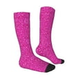 thumbnail image 3 of Balery Rose Red Glitter Fun Novelty Socks Men'S Women'S Crew Socks Funny Crazy Novelty Socks Quirky And Cool Socks, 3 of 9