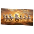 thumbnail image 2 of Retrato de caballo, pintura, arte de pared, sin marco, decorativo, creativo, animales, arte, impresión estilo I 40X20CM, 2 of 8
