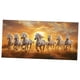 thumbnail image 2 of Pintura de caballo, obra de arte, artesanía, decoración de pared, impresión para sofá, fondo, dormitorio, estilo I 40X20CM, 2 of 8