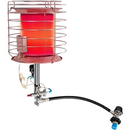S AFSTAR 35,000-42,000 BTU Tank Top Propane Heater, Portable Propane Heater w/Tip-over Switch & Safety Shut-off, Indoor Outdoor Heaters for Ice Fishing Survival (Propane Cylinder not Included)