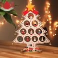 thumbnail image 3 of Árbol de Navidad Mini árbol de Navidad de madera con decoración colgante (rojo) ER, 3 of 5