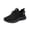 Black, variant on EKVAHL Women's Athletic Walking Sneakers, Breathable Mesh Cushioned Non‑Slip Shoes, Fitness Work Outdoor Daily Casual Shoes White