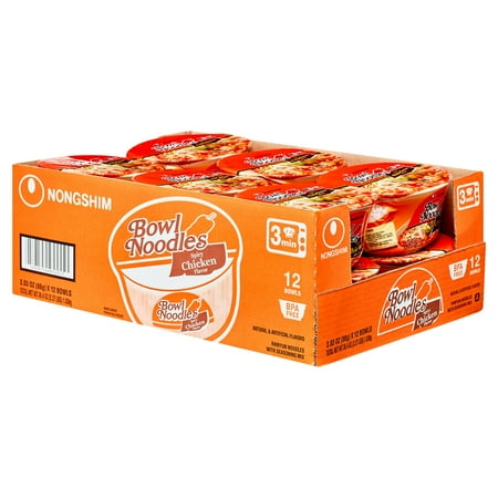 UPC 031146852307 product image for Nongshim Bowl Noodle Spicy Chicken Ramen Noodle Soup  3.03oz X 12  See Item for  | upcitemdb.com