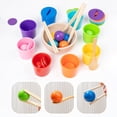 thumbnail image 3 of Juguete educativo DQrwqpou para contar bolas en tazas pequeños 1-3, 3 of 9