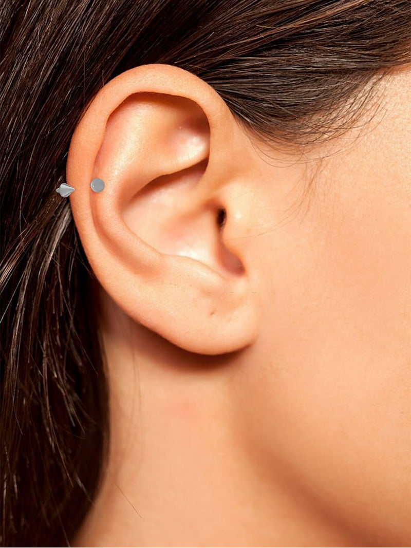 Body Jewelry Women's Stainless Steel 20 Gauge Hoop Horseshoe