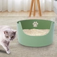 thumbnail image 1 of Bandeja de arena para gatos Fernando Caja de arena abierta portátil antisalpicaduras 39 cm x 24 cm XL 55 cm x 33 cm, 1 of 8