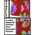 thumbnail image 5 of HAPPY BAY Men's Hawaiian Shirts Tropical Beach Shirts Casual Short Sleeve Button Down Collared Shirt Men M Cherry, Floral Orchids, 5 of 5
